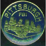 FBI PITTSBURGH FIELD OFFICE LOGO PIN